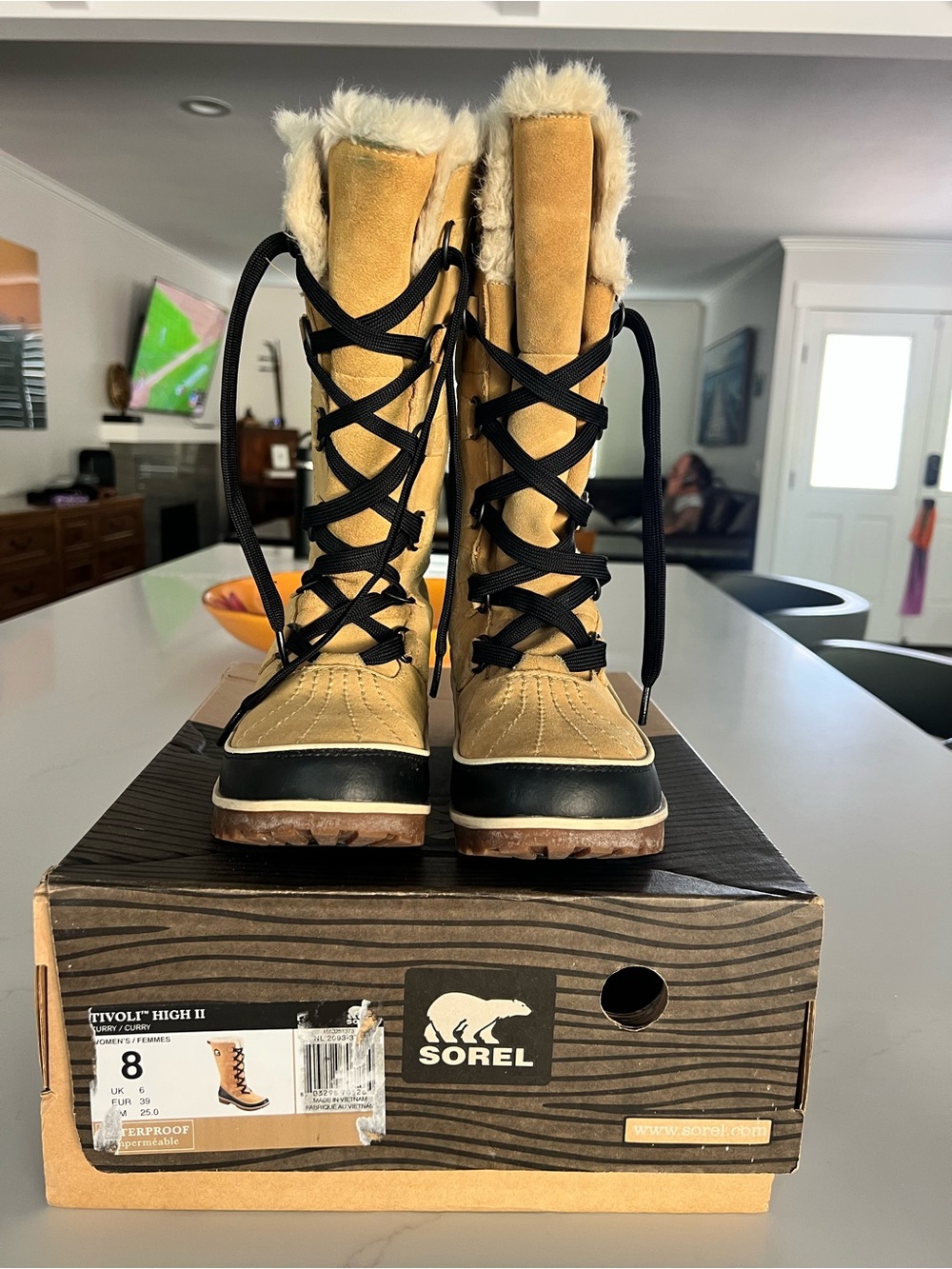 Sorel Tivoli High II Women's Winter Boots in Tan
